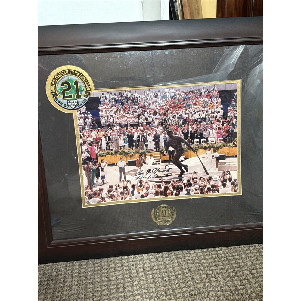 Roberto Clemente statue dedication ceremony held on July8,1994,at PNC Park.20x24